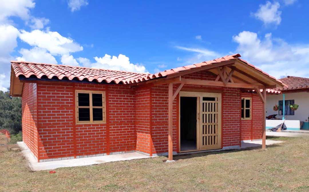 Casa Prefabricada 1 Nivel Ladrillo a la Vista